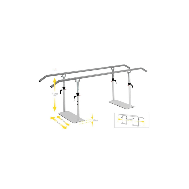 Barres parallèles Easy Click pliables sans socle