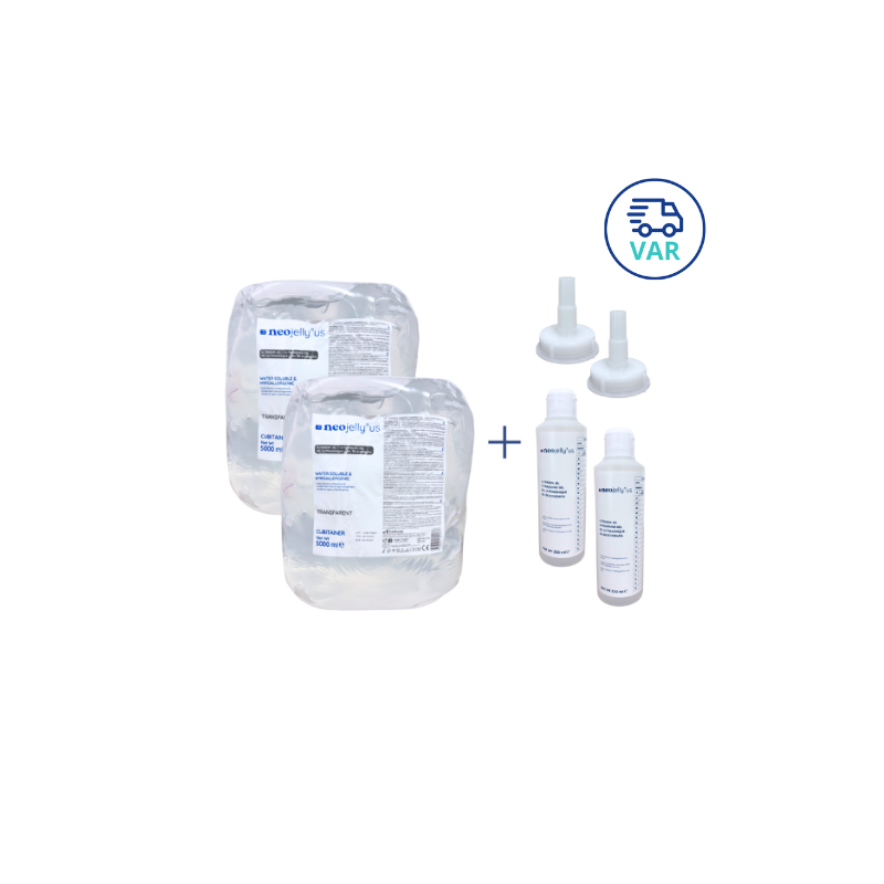 Carton de 2 gels échographique - 5L (Livraison VAR - 83)