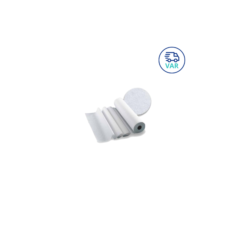 Draps d'examen gaufrés - Carton de 9 rouleaux (Livraison VAR)