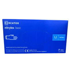 Gants d'examen Nitrile non poudrés - MERCATOR