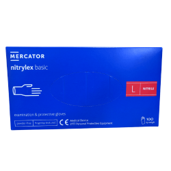 Gants d'examen Nitrile non poudrés - MERCATOR