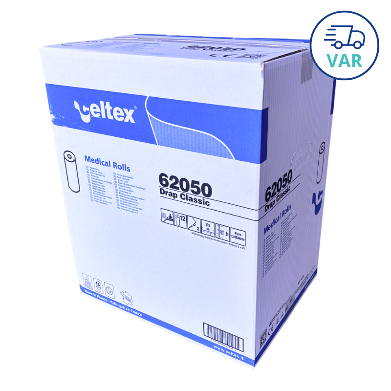 Draps d’examen lisses - 132 formats 50 x 38 cm - Livraison VAR