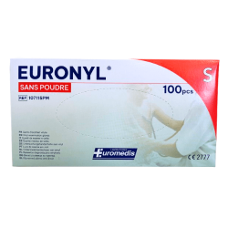 Gants d’examen vinyle non poudrés – EURONYL