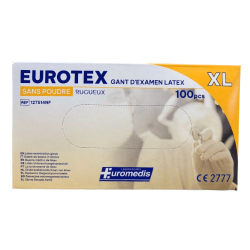 Gants d’examen latex non poudrés – EUROTEX