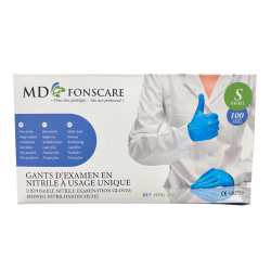 Gants d’examen nitrile non poudrés – MD FONSCARE